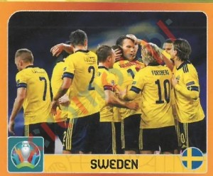 458 Group E. Sweden – UEFA Euro 2020 Tournament Edition Panini