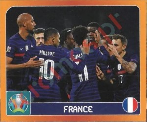 567 Group F. France – UEFA Euro 2020 Tournament Edition Panini