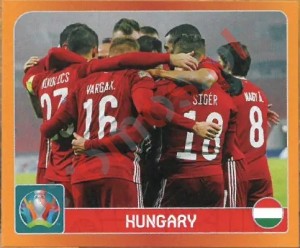 569 Group F. Hungary – UEFA Euro 2020 Tournament Edition Panini
