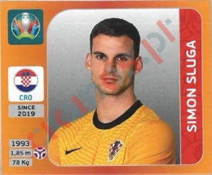 349 Simon Sluga – UEFA Euro 2020 Tournament Edition Panini