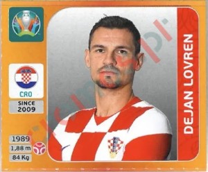 352 Dejan Lovren – UEFA Euro 2020 Tournament Edition Panini
