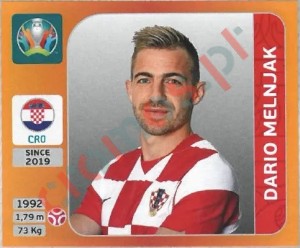 353 Dario Melnjak – UEFA Euro 2020 Tournament Edition Panini