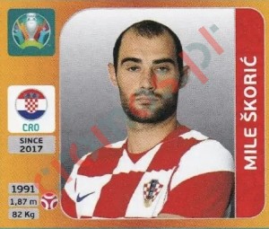 353x Mile Škorić – UEFA Euro 2020 Tournament Edition Panini