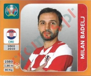 357 Milan Badelj – UEFA Euro 2020 Tournament Edition Panini
