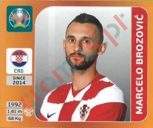 358 Marcelo Brozović – UEFA Euro 2020 Tournament Edition Panini
