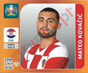 359 Mateo Kovačić – UEFA Euro 2020 Tournament Edition Panini