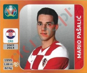 361 Mario Pašalić – UEFA Euro 2020 Tournament Edition Panini