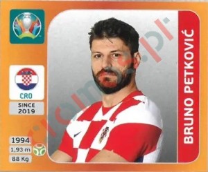 366 Bruno Petković – UEFA Euro 2020 Tournament Edition Panini