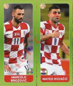 370 Marcelo Brozović / Mateo Kovačić – UEFA Euro 2020 Tournament Edition Panini