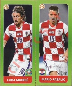 371 Luka Modrić / Mario Pašalić – UEFA Euro 2020 Tournament Edition Panini