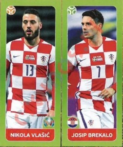 372 Nikola Vlašić / Josip Brekalo – UEFA Euro 2020 Tournament Edition Panini