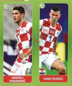 373 Andrej Kramarić / Ivan Perišić – UEFA Euro 2020 Tournament Edition Panini