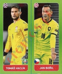 374 Tomáš Vaclík / Jan Bořil – UEFA Euro 2020 Tournament Edition Panini