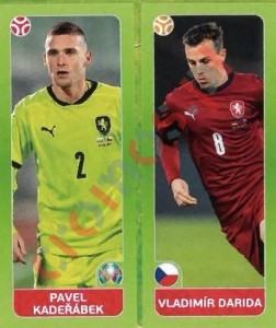 376 Pavel Kadeřábek / Vladimír Darida – UEFA Euro 2020 Tournament Edition Panini