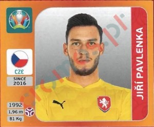 382 Jiří Pavlenka – UEFA Euro 2020 Tournament Edition Panini