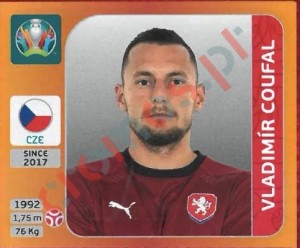 386 Vladimír Coufal – UEFA Euro 2020 Tournament Edition Panini