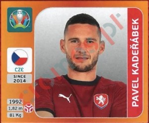 387 Pavel Kadeřábek – UEFA Euro 2020 Tournament Edition Panini
