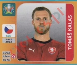 388x Tomáš Kalas – UEFA Euro 2020 Tournament Edition Panini