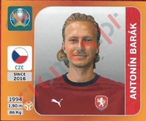 389 Antonín Barák – UEFA Euro 2020 Tournament Edition Panini