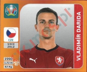 390 Vladimír Darida – UEFA Euro 2020 Tournament Edition Panini