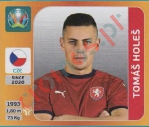 391x Tomáš Holeš – UEFA Euro 2020 Tournament Edition Panini