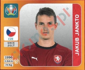 392 Jakub Jankto – UEFA Euro 2020 Tournament Edition Panini