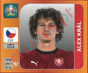 393 Alex Král – UEFA Euro 2020 Tournament Edition Panini