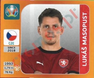394 Lukáš Masopust – UEFA Euro 2020 Tournament Edition Panini