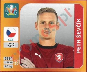 395 Petr Ševčík – UEFA Euro 2020 Tournament Edition Panini