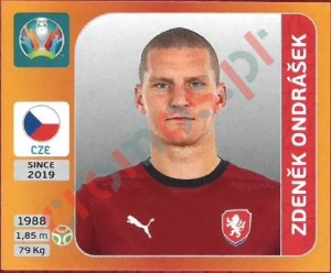 398 Zdeněk Ondrášek – UEFA Euro 2020 Tournament Edition Panini