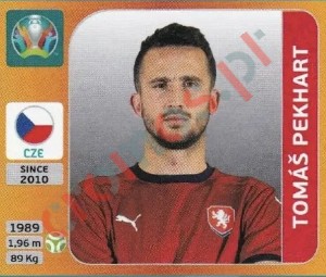 398x Tomáš Pekhart – UEFA Euro 2020 Tournament Edition Panini