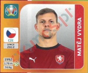400 Matěj Vydra – UEFA Euro 2020 Tournament Edition Panini