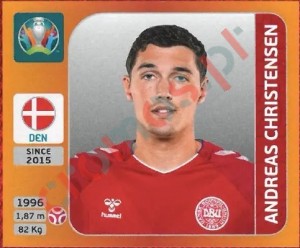 159 Andreas Christensen – UEFA Euro 2020 Tournament Edition Panini