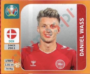 170 Daniel Wass – UEFA Euro 2020 Tournament Edition Panini