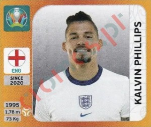 404x Kalvin Phillips – UEFA Euro 2020 Tournament Edition Panini