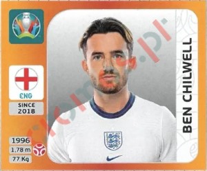 405 Ben Chilwell – UEFA Euro 2020 Tournament Edition Panini