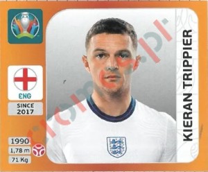409 Kieran Trippier – UEFA Euro 2020 Tournament Edition Panini