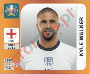 410 Kyle Walker – UEFA Euro 2020 Tournament Edition Panini