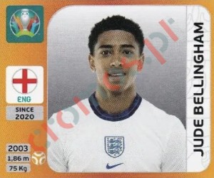 411x Jude Bellingham – UEFA Euro 2020 Tournament Edition Panini