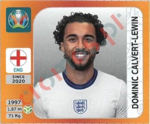 417 Dominic Calvert-Lewin – UEFA Euro 2020 Tournament Edition Panini