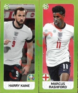 426 Harry Kane / Marcus Rashford – UEFA Euro 2020 Tournament Edition Panini