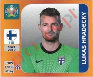 178 Lukas Hradecky – UEFA Euro 2020 Tournament Edition Panini