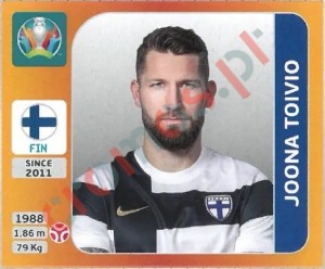 184 Joona Toivio – UEFA Euro 2020 Tournament Edition Panini