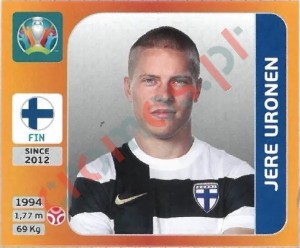 185 Jere Uronen – UEFA Euro 2020 Tournament Edition Panini