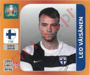186 Leo Väisänen – UEFA Euro 2020 Tournament Edition Panini