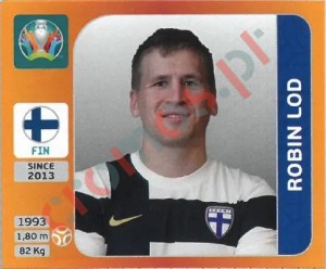 189 Robin Lod – UEFA Euro 2020 Tournament Edition Panini