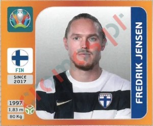195 Frederik Jensen – UEFA Euro 2020 Tournament Edition Panini