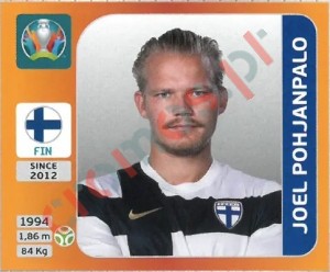 196 Joel Pohjanpalo – UEFA Euro 2020 Tournament Edition Panini