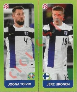 200 Joona Toivio / Jere Uronen – UEFA Euro 2020 Tournament Edition Panini
