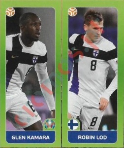 201 Glen Kamara / Robin Lod – UEFA Euro 2020 Tournament Edition Panini